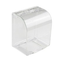86 유형 온수기 벽 소켓 스플래시 방지 방수 상자 욕실 용 누수 방지 방수 상자 강화, 99x125x76mm, 투명한
