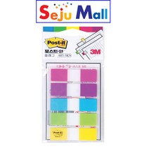 3M 포스트잇 플래그 683-5KN 44x12mm 5색, 1개