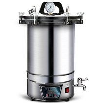 고압 증기 스팀 살균 휴대 소형 연구소 오토클레이브, 12L 퀵 오픈 CNC 자동 유형 권장