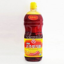 오뚜기 옛날 고추맛기름 1.5L/향미유/고추씨기름