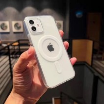 아이폰 호환 맥세이프 충전기 투명 마그네틱 무선 충전 프로 맥스 미니 맥 세이프, 34.For iPhone SE2020 - NO BOX