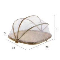 건어물 건조 바구니 어망 고추 건조대 야채 고추 생선, 정사각형/28cm, 1개