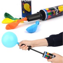 풍선 부는 기계 요술풍선 바람 넣기 쉽게 불기 에어 펌프 공기 주입기 어린이 파티 막대풍선 만들기 도구