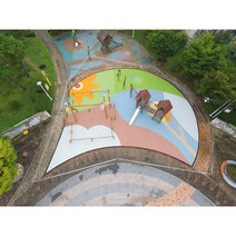 EPDM 고무칩10kg+바인더3kg epdm 고무칩보수세트 상부고무칩 놀이터 탄성포장 놀이터보수, 6.하늘색