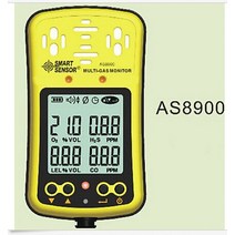 AS8900 O2 Hydrothion 가연성 가스 기 4 in 1, 한개옵션0