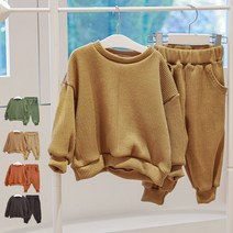 니트 아동 유아 상하복 세트 실내복 홈웨어 아동복