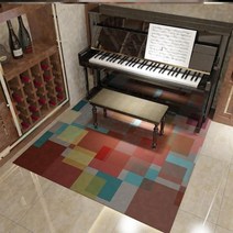 피아노 방진 패드 매트 아파트 방음공사 디지털 소음 흡음 층간 소음 물빨래 가능 장방형, M + 130x160cm
