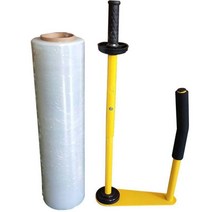 손잡이형 핸드 랩퍼 랩핑기 수동 파렛트 래핑기 포장 포장기 랩, C. 블루 30cm및50cm 필름 폭