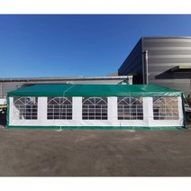 미승텐트 쉘터천막 (지붕녹색+벽면백색) 몽골천막 캐노피천막 야외창고천막 야외매장천막 쉘터텐트 몽골텐트, 지붕그린+창문벽면화이트 3mx4m