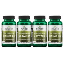 (4개팩)스완슨 보스웰리아 Boswellia 800mg 60캡슐 4개 8개월분