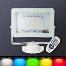 LED 색상변환 RGB 투광등 리모콘 조작 50W, 2개