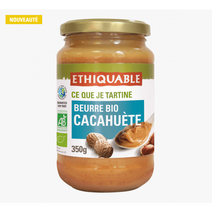 ETHIQUABLE 에티카블 유럽 유기농 100% 피넛버터 땅콩잼 350g, 1개