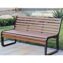 옥외용벤치 야외 철제 평의자 야외용 평벤치 나무, 시로 체어 스타일 4
