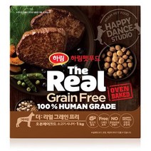 하림펫푸드 더리얼 그레인프리 오븐베이크드 시니어 강아지사료, 소, 1kg, 1개