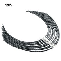 잔디 트리머 라인 와이어 로프 코드 브러시 커터 스풀 스레드 24m * 1.6 Mm 보쉬 아트 24 27 30 36 30Li 36Li 깎는 기계 액세서리, 05 10pcs