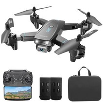 CSJ S173 WiFi FPV 4K 카메라 RC 드론, 듀얼 카메라+배터리 2개