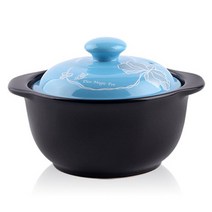 레디앙 내열뚝배기 블루, 1호 (지름 13cm x 높이 7.2cm), 1개