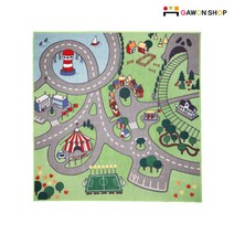 [당일출고] 이케아 STADSDEL 도로모양 놀이매트/러그, 멀티컬러(103.619.11)