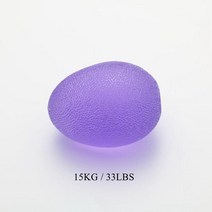 스포츠용품 실리콘 핸드 그립 볼 계란 남성 여성 체육관 피트니스 손가락 무거운 운동기 강도 근육 회복 그리퍼 트레이너, 보라색-33lbs, 05 Purple-33LBS