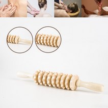 원목 다용도 마사지 롤러 스틱 다리 허리 마시지 스트레칭 지압기 발안마기 복부, 단품