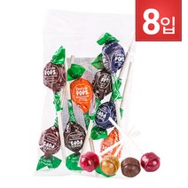 델리팜 투시팝 미니어쳐 40g(5g X 8입) 투씨팝스 막대사탕 수입간식, 40g, 1개