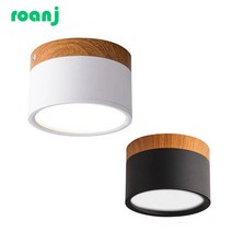 LED Downlight 디 밍이 가능한 5W 7W 9W12W15W Led 표면 탑재 천장 Downlight 북유럽 스포트 라이트 실내 로비 거실|Ceiling Lights|, WHITE, 15W Dimmable, Cold white 6000K