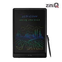 [응다팔아6279] 전자칠판 스케치연습 만화연습 LED스케치보드판 전자낙서판 디지탈노트, ★★옵션확인必 지니큐 LCD-C1200 컬러글씨 전자노, ★★단일상품