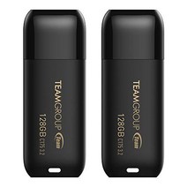 TEAMGROUP C175 128GB 2팩 USB 3.2 Gen 1(USB 3.1/3.0) USB 플래시 썸 드라이브 컴퓨터/노트북과 호환되는 외부 데이터 저장 메모리 스틱(매트 블랙) TC1753128GB22, 32GB x 10팩, C145 엔지니어