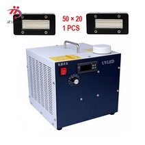 2PCS 395nm uv led 경화 빛 APEX 평판 잉크젯 프린터에 대 한 1 set 물 냉각 시스템 엡 손 DX5 프린터 머리 UV 잉크 건조 램프