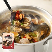 [푸딩팩토리] 얼큰 바지락 홍합탕 590g 간단한술안주 국물요리 손질홍합 홈술 혼술 안주, 1개