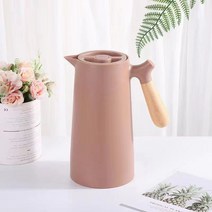 LINHYE 가정용 1L 대용량 보온주전자 냉수주전자, 브라운