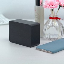 LED 우드 탁상 디지털시계 중, 화이트