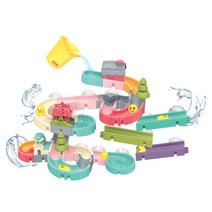 키저스 워터 슬라이드 블록 포레스트 62pcs 유아 목욕놀이 교구 블럭 장난감
