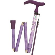 일본직발송 6. 후지홈 액티브 그레이스 접이식 스틱 벚꽃 퍼플 B00QF109U4, One Size_One Color, One Size_One Color, One Color