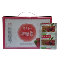 [붉은간토기] 듬뿍농원 무안 황토 레드 비트즙 100ml 100포 붉은맛이 살아 있는 선물세트, 2박스, 50포