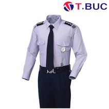 사계절 경비복 상의 긴팔 경비복-06 퍼플 M~4XL 셔츠 경비 복 카라 봄 여름 빅사이즈 티뷰크