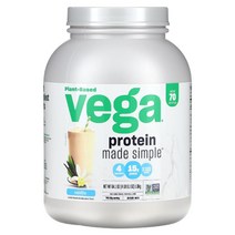 이지몰 Vega (베가) 식물성 Protein Made Simple 캐러멜 토피 맛 258g(9.1oz) No.54283, 260.82 g, 바닐라