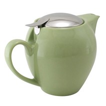제로재팬 도자기 3인용 티포트 L BBN-03, 알로에(BBN-03AL), 580ml