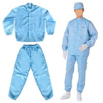 소노스코리아 제전복 상하세트(투피스) C카라-정전기방지 방진복, 02_스카이블루