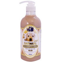 뉴벨버드 고양이샴푸 샴푸린스 750ml 애견샴푸 강아지약용샴푸 오트밀 아일오브독스샴푸, KDM 1