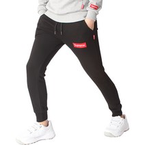 슈프림 남녀공용 자수 조거팬츠