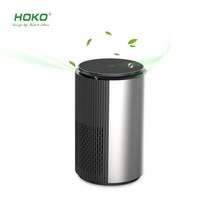 HK HAIKE H13 원룸 소형 미니공기청정기, 블랙&메탈
