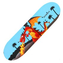 스케이트보드 PENNY 페니 보드샵 Skateboard, 불을 뿜는 공룡