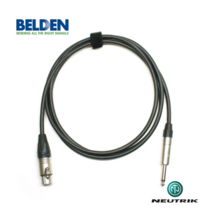 벨덴 50974 뉴트릭 오디오케이블 3m XLR(F)-6.3mm(TS)타입 (BN-74FTS03)