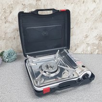 화력 좋은 휴대용 가스버너 부르스타 캠핑버너 불판, 와이드그릴버너