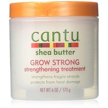 Cantu Shea Butter Grow Strong Strengthening 트리트먼트 177ml(6온스)