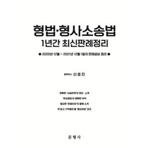 형법·형사소송법 1년간 최신판례정리:2020년 12월~2021년 12월 1일자 판례공보 정리, 문형사