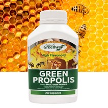[아임앨리스] 호주 네이쳐스그린웨이 브라질 그린프로폴리스 1000mg 플라보노이드 19mg 300캡슐, 1개, 300정
