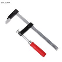 목공 고력 목재 클램핑 CA를위한 헤비 듀티 F- 클램프 바 클립 클램프, 50x200mm