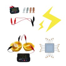 과일전지 시계 작동 키트 어린이 전류관찰교구 2인 실험키트